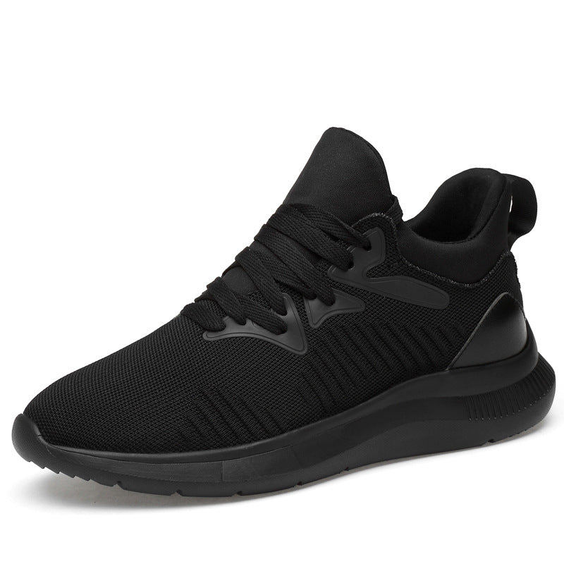 Men's shoes breathable men's casual shoes invisible height increasing shoes mesh sports shoes