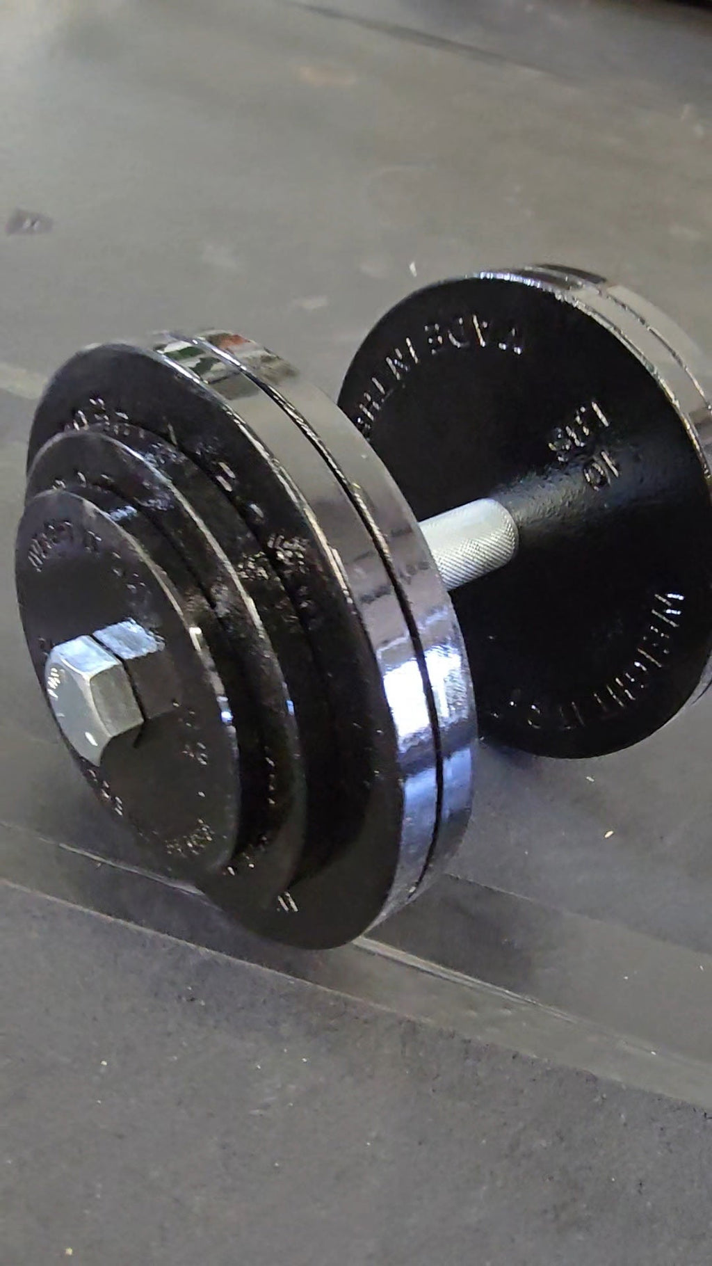 Standard 1" Center Hole Cast Iron Machined Weight Plate Pairs