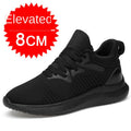 Men's shoes breathable men's casual shoes invisible height increasing shoes mesh sports shoes