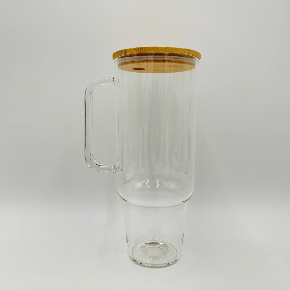 32oz or 40oz Sublimation Glass Tumbler with Lid and Straw
