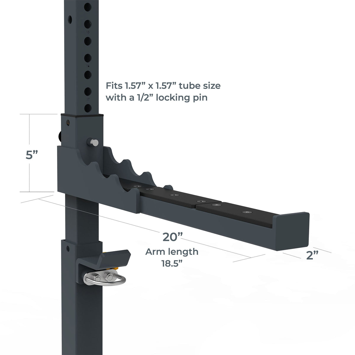 Light-Duty Spotter Arms for the Verse Agile Rack