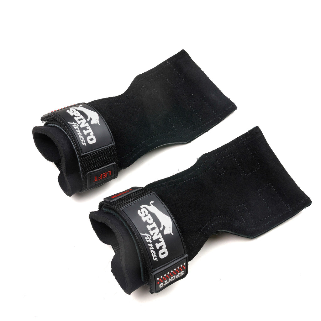 SP-93 Leather Lifting Grips | Lock In. Pull Strong.