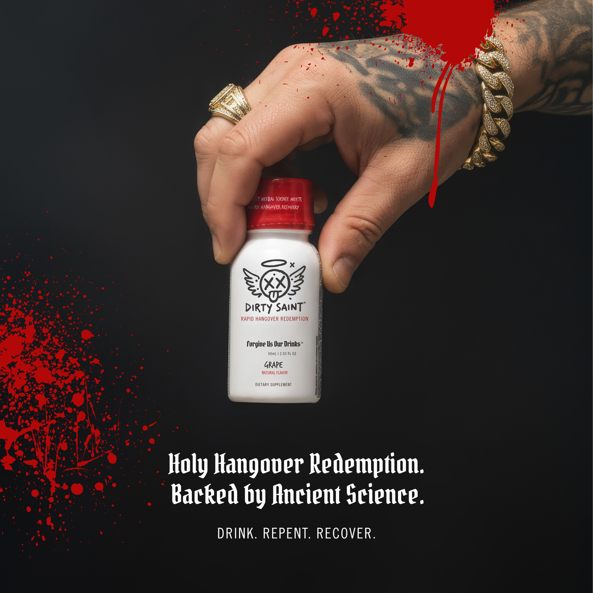Rapid Hangover Recovery Shot in Natural Grape Flavor
