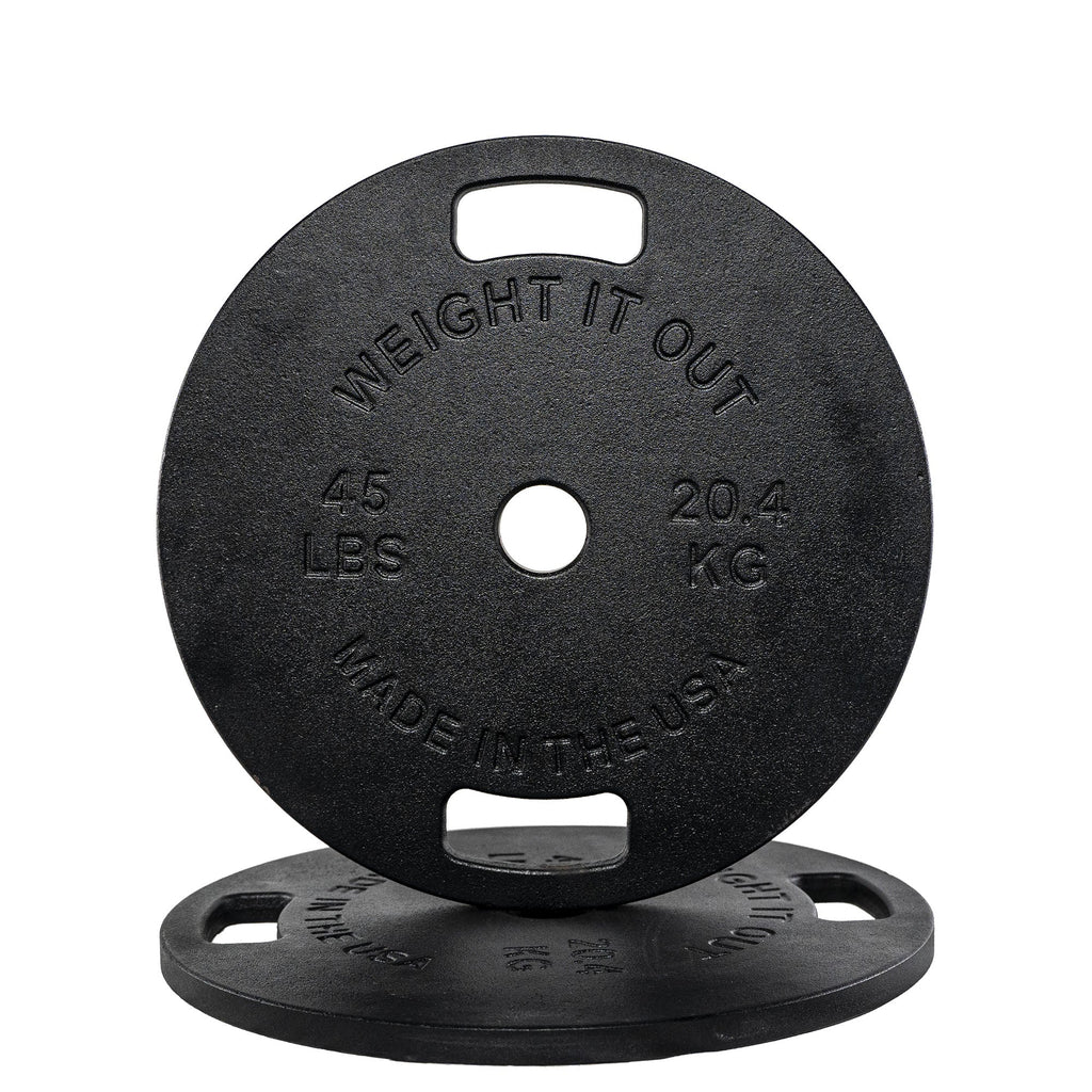 Cast Iron Machined Weight Plate Pairs