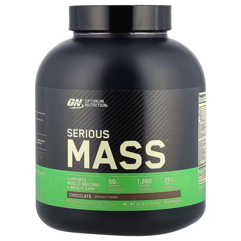 Optimum Nutrition Serious Mass Chocolate – 6LB Mass Gainer