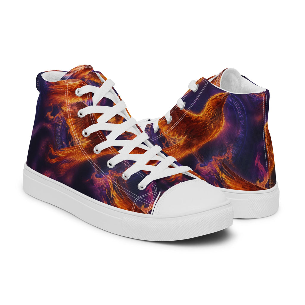 Life Coach Approved Incendiary Renewal Men's High Top Canvas Shoes