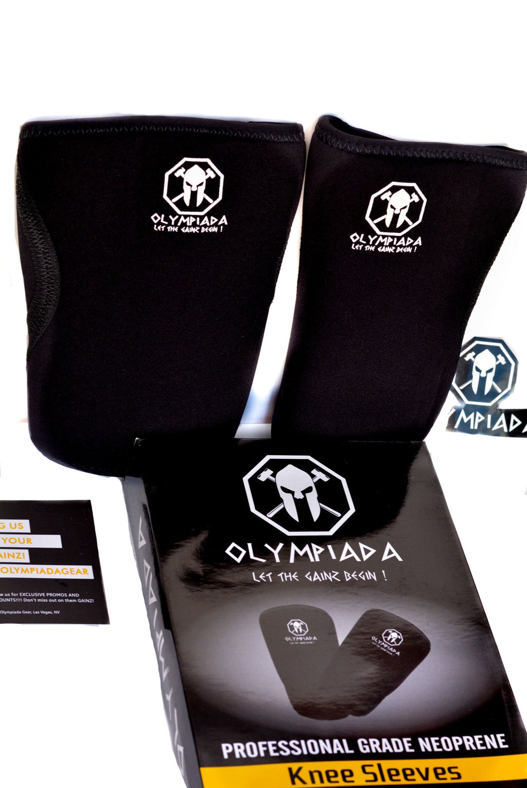 7mm Knee Sleeves - Neoprene Professional Grade Top-Quality Support
